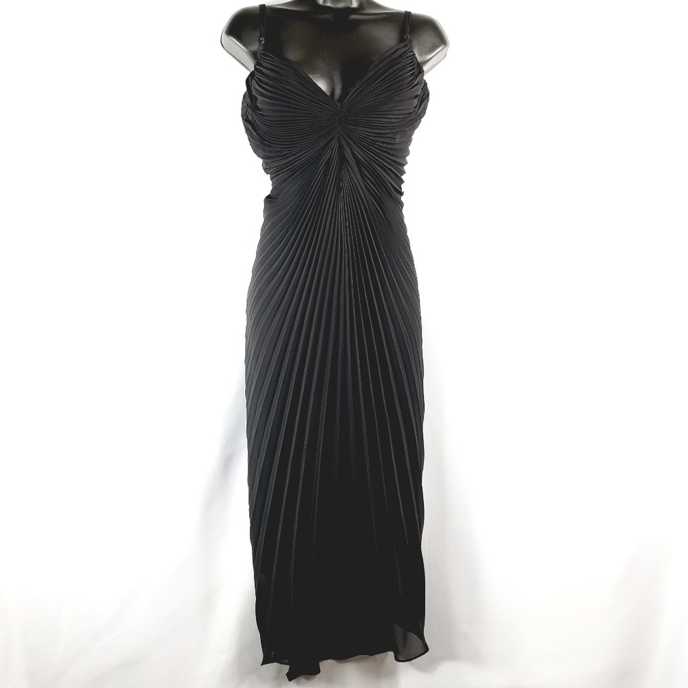 Calvin Klein Sleeveless Asymmetrical Black Dress